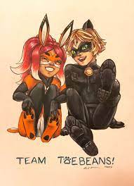 smiling-grouch: “Team Toebeans! Chat Noir and Rena Rouge Friends | Miraculous ladybug comic, Miraculous ladybug funny, Miraculous ladybug memes