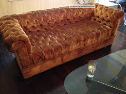 velvet art deco chesterfield couch sofa