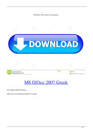 Ms Office 2007 Greek Free Download By Coennetedes Issuu