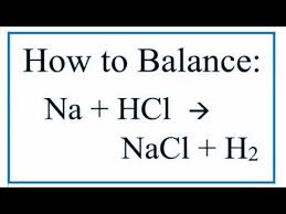how to balance na hcl nacl h2