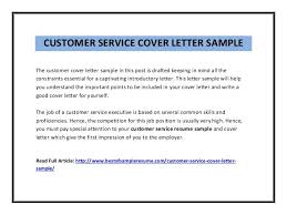 Customer Service Cover Letter Template   Career Advice   Expert    