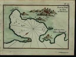 Details About Plan Port Zea Greece Aegean Island 1764 Roux Nautical Harbor Chart Map Antique