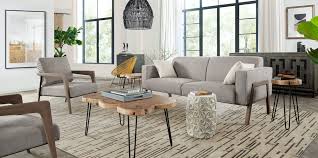 blair grey fabric wood sofa las
