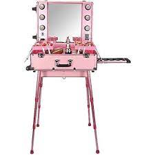 mobile makeup beauty station pink