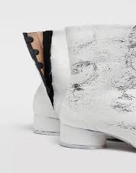 Shop designer items by maison margiela online. Maison Margiela Tabi Paint Leather Boots Women Maison Margiela Store