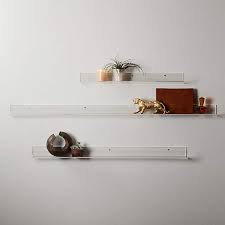 acrylic wall shelves cb2