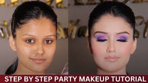 step by step party makeup tutorial