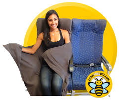 Bee Reusable Airline Seat Cover