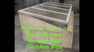 cold frame raised bed garden box