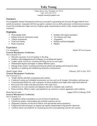 Resume format pick the right resume format for your situation. Best General Maintenance Technician Resume Example From Professional Resume Writing Service