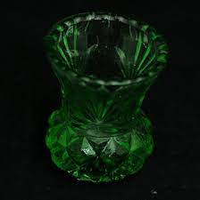 A Green Depression Glass Vase South