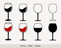 Wine Glass Svg Wine Svg Wine Clipart