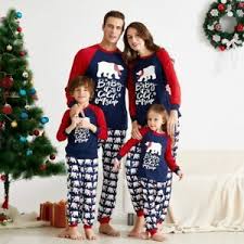 Más de 21 ideas para pasarlo en grande todos juntos Pijamas Navidenos Veleros Ropa De Navidad Familia Juego Navidad Pijamas Ebay