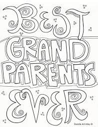 Projects coloring books decorations greeting cards. Grandparents Day Coloring Pages Doodle Art Alley