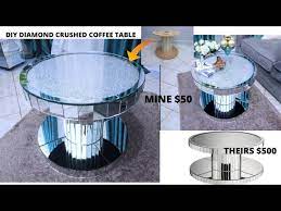 Diy Crushed Diamond Coffee Table