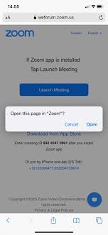 Before joining a zoom meeting on a computer or mobile device, you can download the zoom app from our download center. Ios 14 Join Meeting Web Page Marketplace Apps Zoom Developer Forum