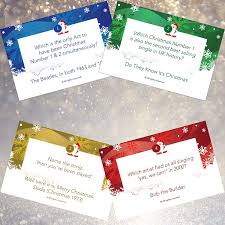 Uncover amazing facts as you test your christmas trivia knowledge. Buy Xmas Number Ones Christmas Quiz Cards Game 20 Credit Card Sized Xmas Music Trivia Questions Christmas Games For Family Adult Or Child Xmas Eve Box Secret Santa