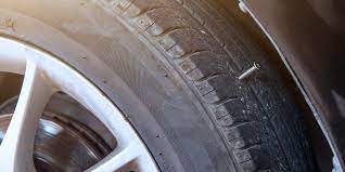 driving with a nail in your tire