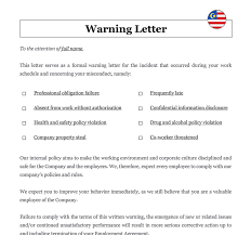 employee warning letter in msia