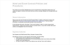 Event Planner Contracts Sample Contract Template Free Word Excel