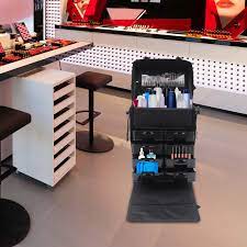 rolling cosmetic case trolley makeup