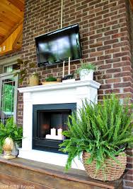 Screened Porch Fireplace