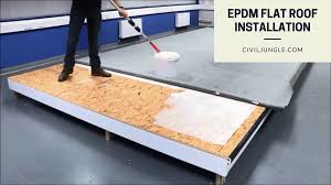 epdm flat roof installation cost of