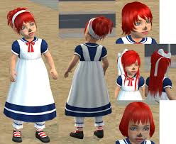 mod the sims raggedy ann toddler