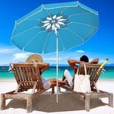 feflo portable beach umbrella for sand