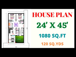 House Plan 24 45 1080 Sqft House