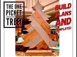 Template One Picket Tree