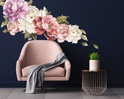 Large Peony Wall Decal Set Of 6 Flower