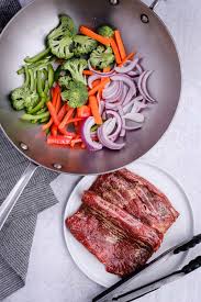 easy beef stir fry with skirt steak and