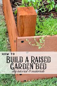 Diy Raised Garden Bed Tutorial