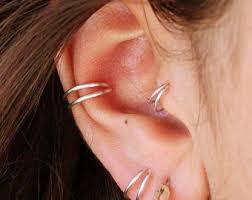 In the inner conch, you'll want to opt for a cartilage stud. Conch Piercing Etsy