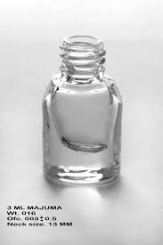 clear 3 ml nail polish bottle