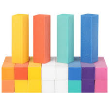 nail buffer sanding block multicolor