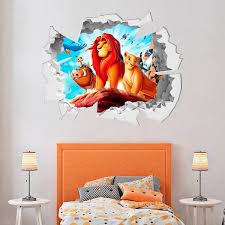Sticker Wall Holes Lion King