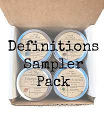 Complete The Definitions With The Words In The Box - Definitions Sampler Pack 4 Two Oz Bookish Candles - Etsy