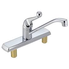 single handle kitchen faucet chrome