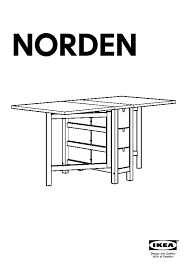 ikea norden eg table furniture