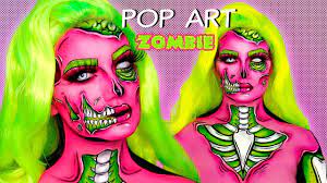 pop art zombie makeup tutorial you
