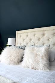 Create an elegant finish by using diamond tufting for your diy headboard. Diy How To Create A Diamond Tufted Upholstered Headboard From Evija With Love