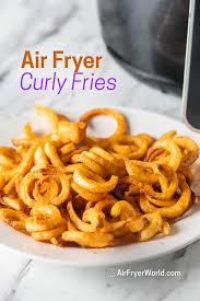 air fryer frozen curly fries from