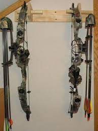 Feel free to use that old picture frame in your house. How To Make A Simple Bow Rack Bow Rack Bow Storage Bow Hanger
