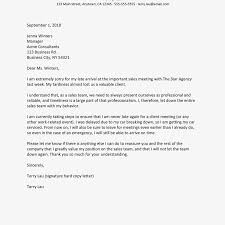 Sample Apology Letter For Being Late