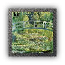 Cross Stitch Kit Claude Monet Water