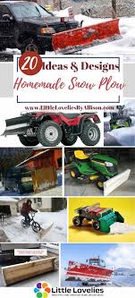 20 homemade snow plow how to build a