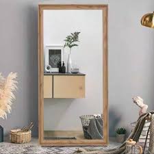 wooden full length mirror suitable