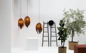 Organic Lamp Design Couro Made Of